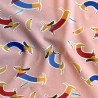 Printed Jersey HOTDOG Peach / Primary Multicolored